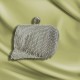 Mini fringed and diamond-encrusted dinner bag