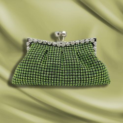 Luxury Rhinestone Dinner Clutch(Green)