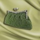 Luxury Rhinestone Dinner Clutch(Green)