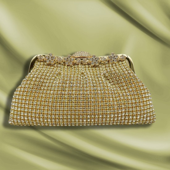 Luxury Rhinestone Dinner Clutch(Golden)