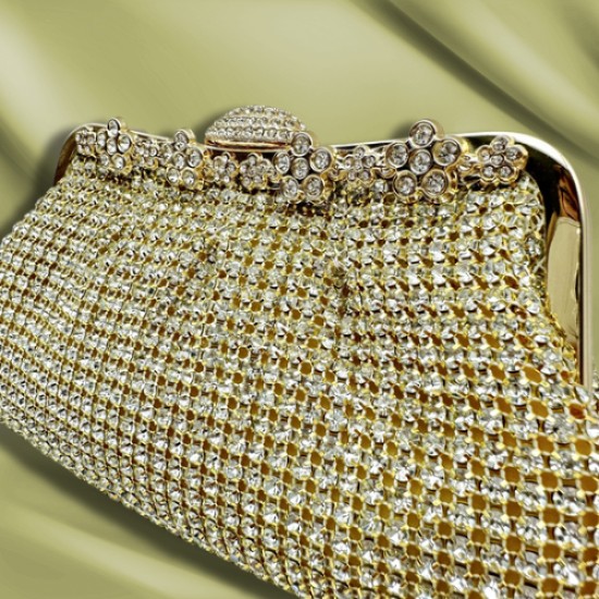 Luxury Rhinestone Dinner Clutch(Golden)