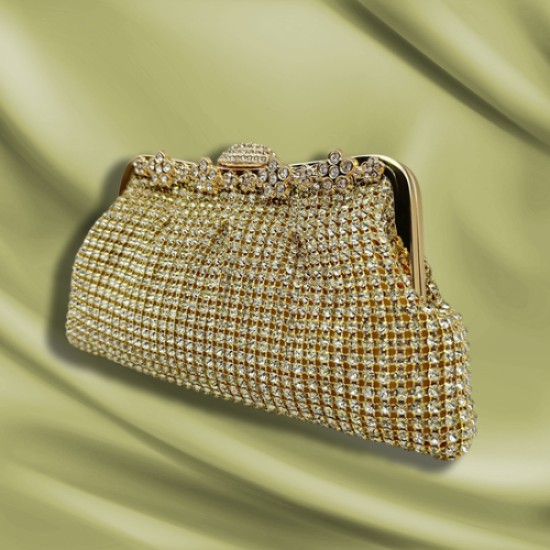 Luxury Rhinestone Dinner Clutch(Golden)