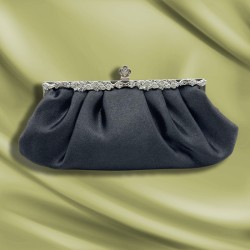 New Vintage Satin Evening Clutch