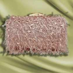 Pink Tassel Evening Bag