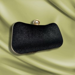 Vintage velvet clutch