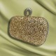 Golden Winky dinner clutch